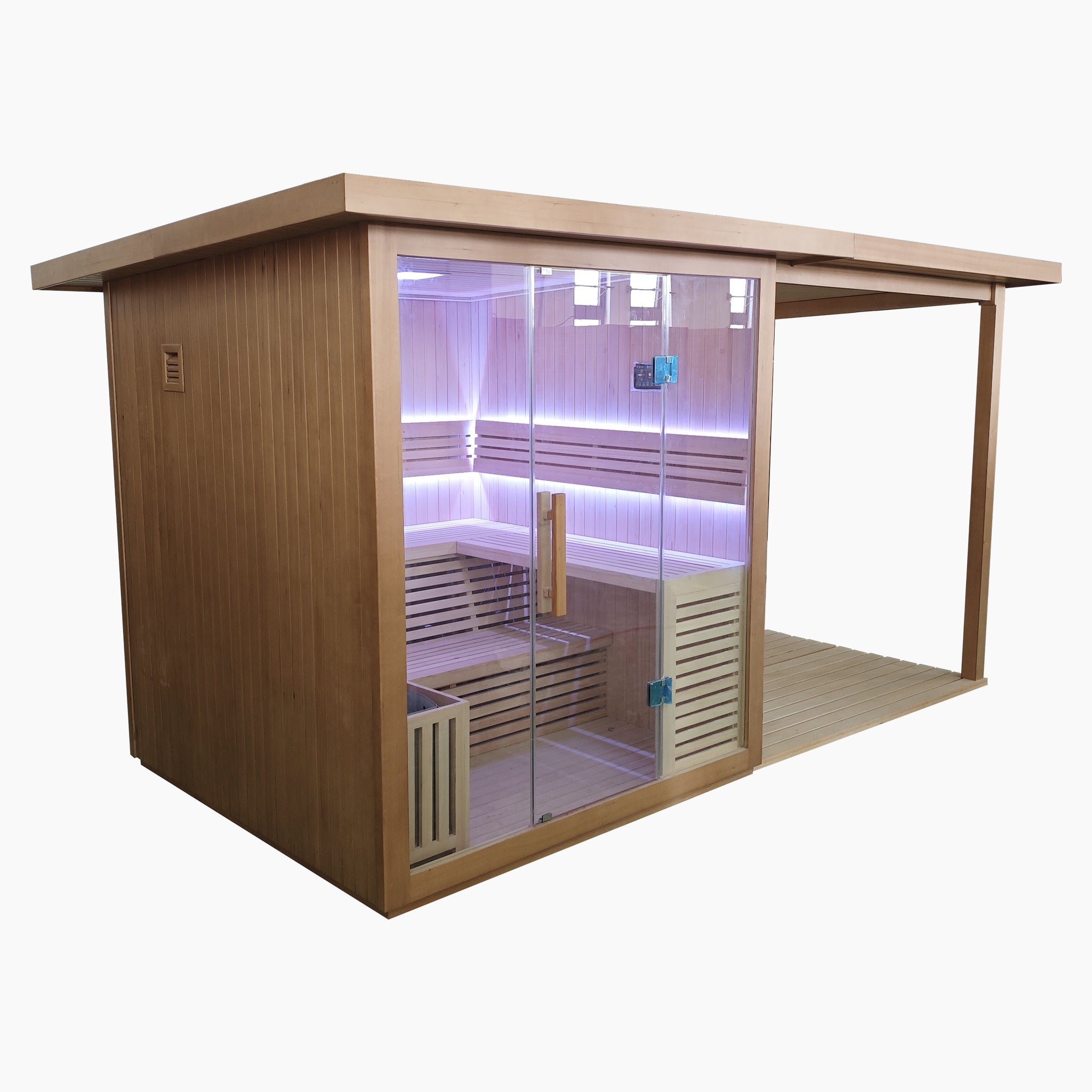 Sauna Deck Extension (6 Person Traditional Sauna)