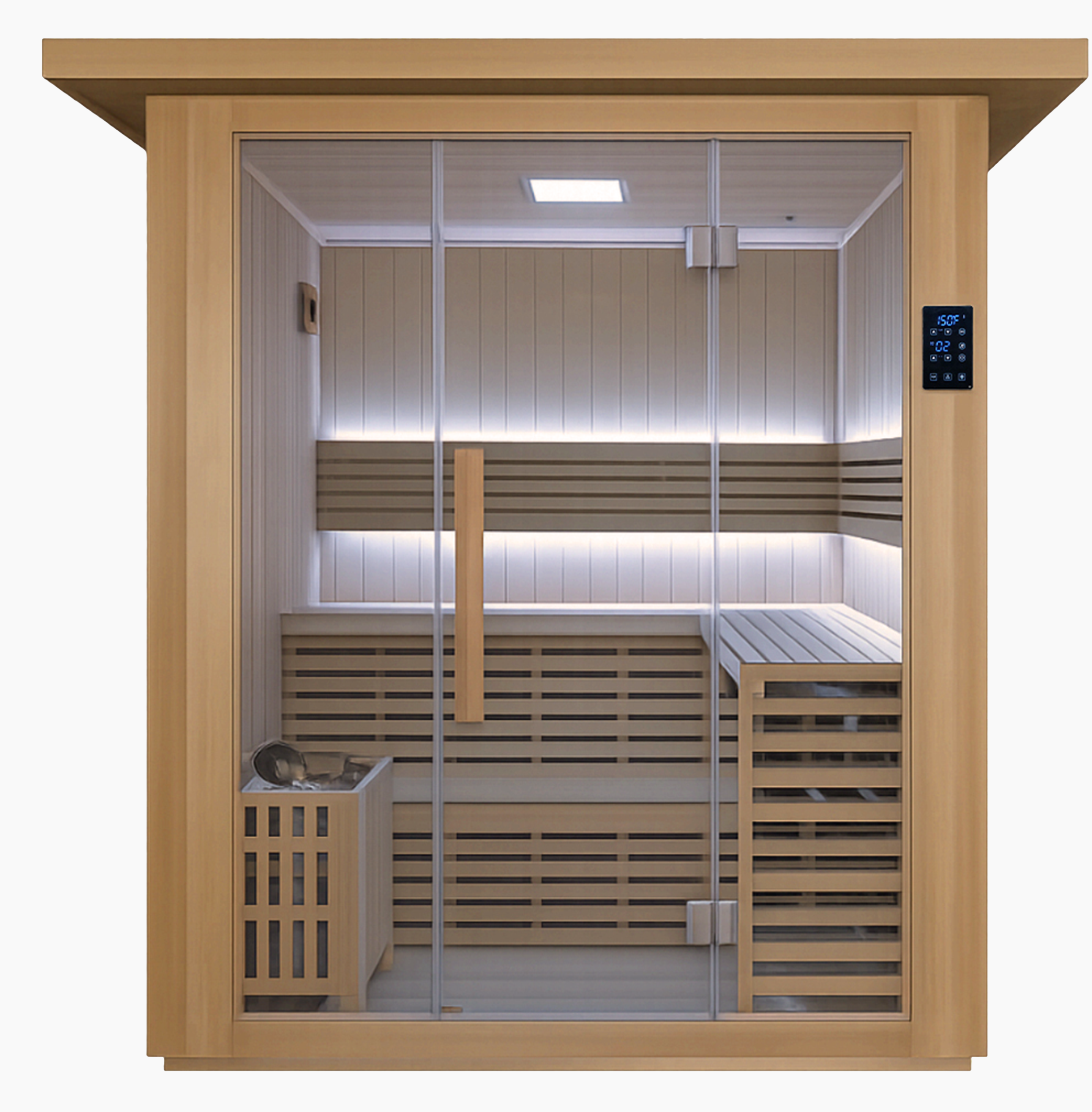 4 Person Traditional Sauna & Inflatable Plunge