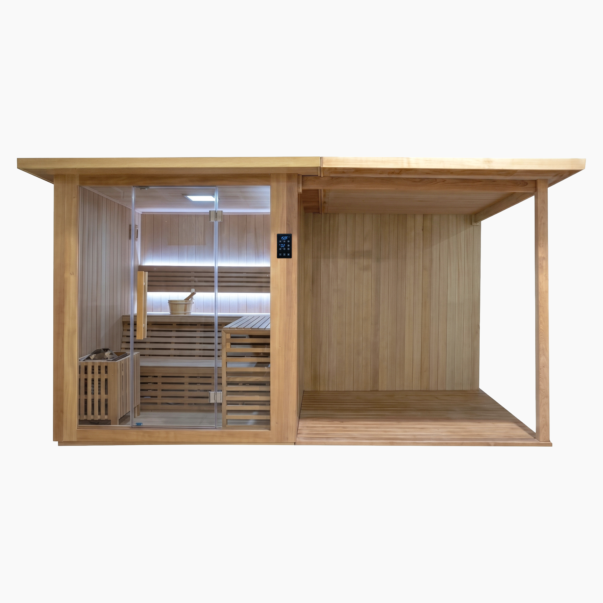 4 Person Extended Sauna & Luxury Plunge