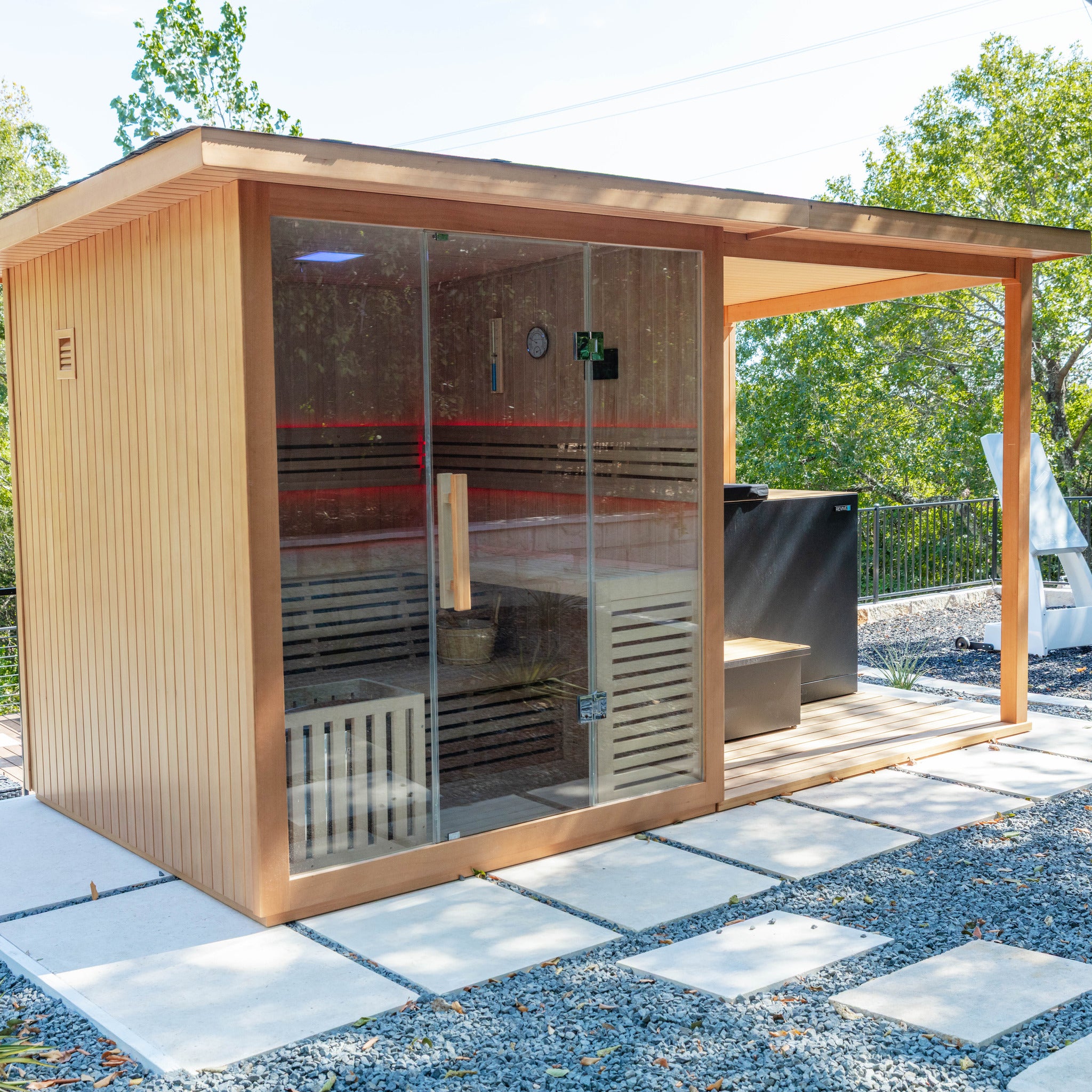 Sauna Deck Extension (6 Person Traditional Sauna)