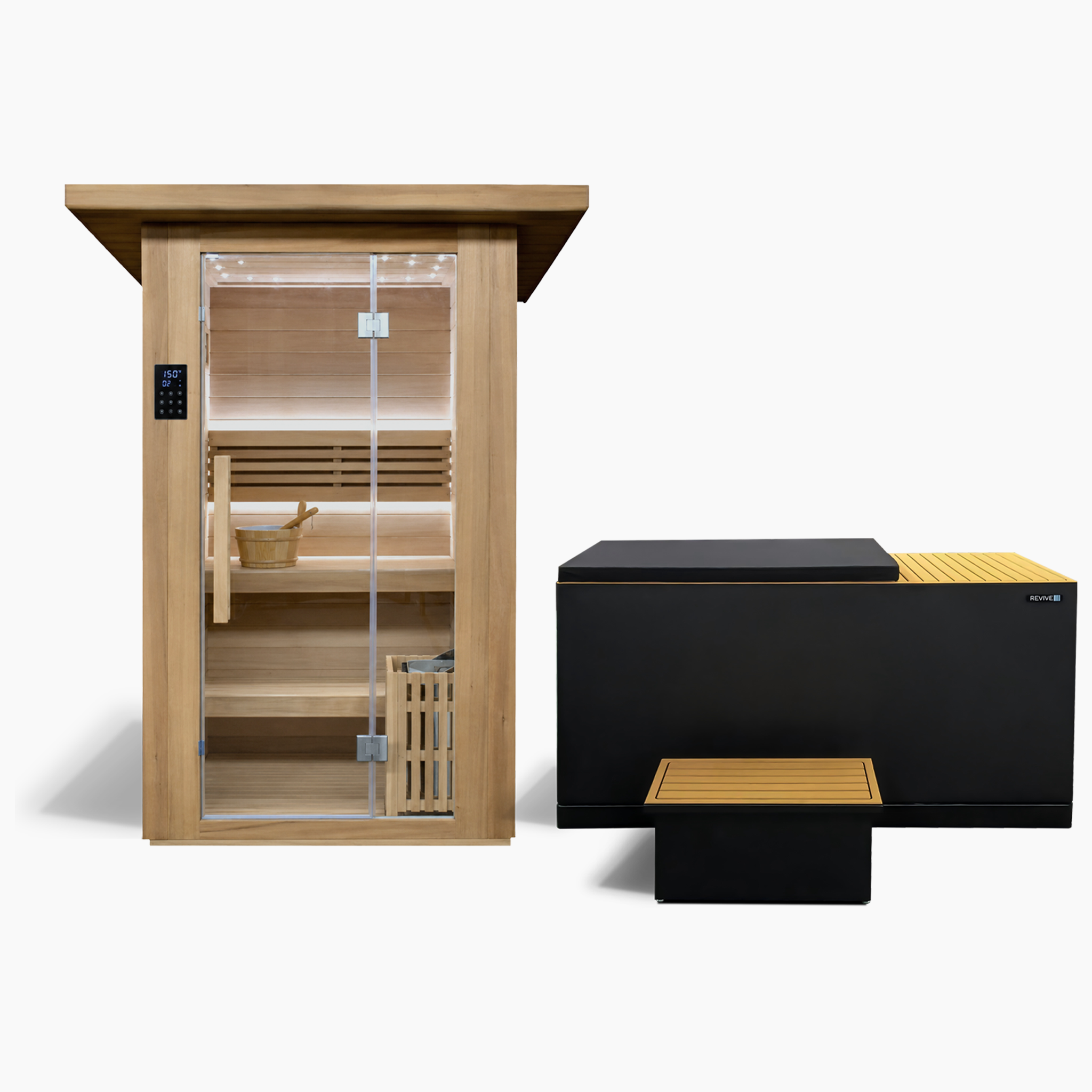 2 Person Traditional Sauna & Luxury Plunge