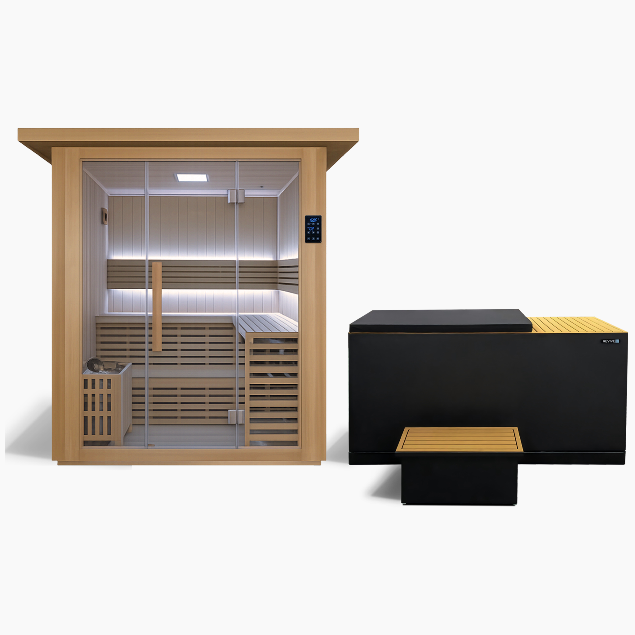 4 Person Traditional Sauna & Luxury Plunge