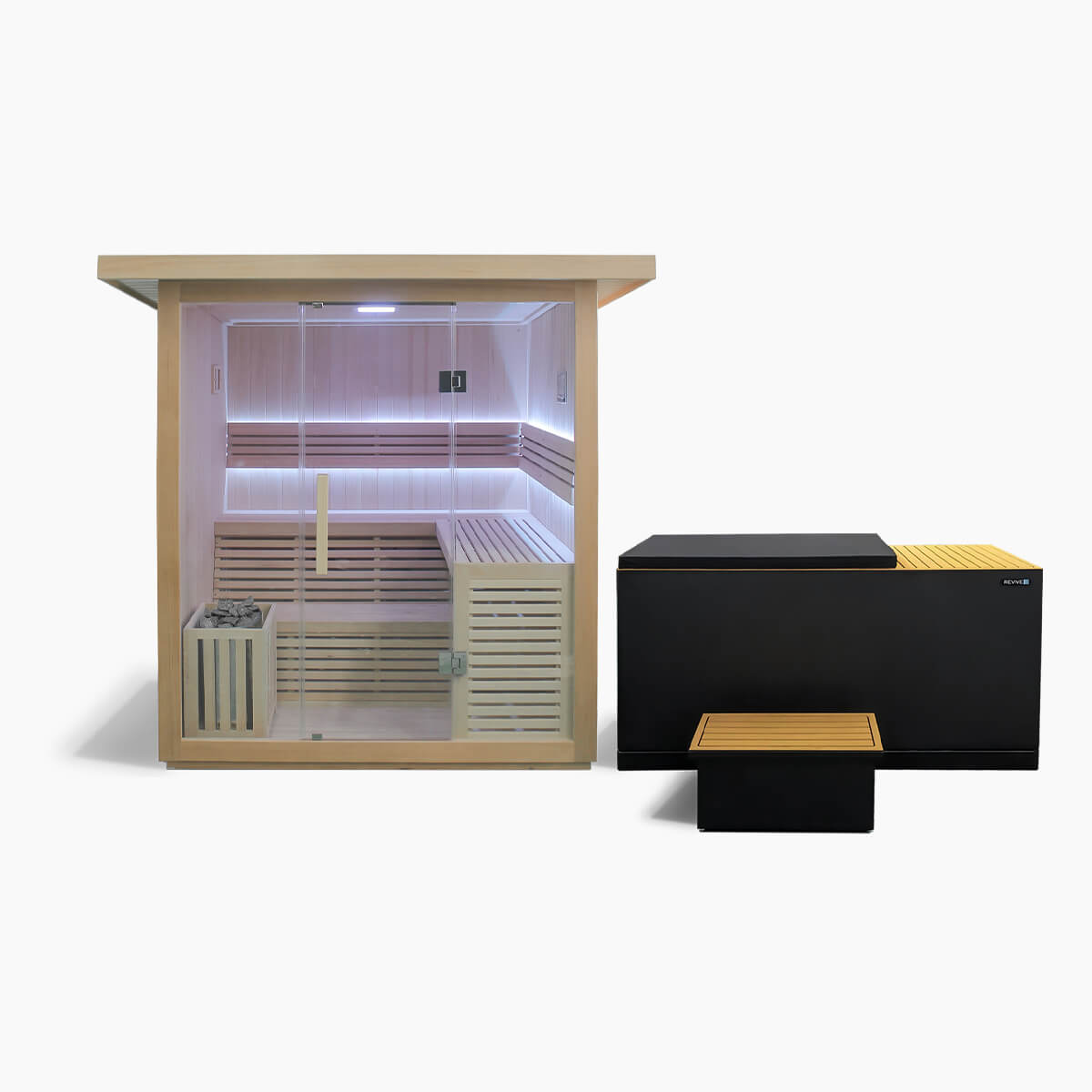 6 Person Traditional Sauna & Luxury Plunge