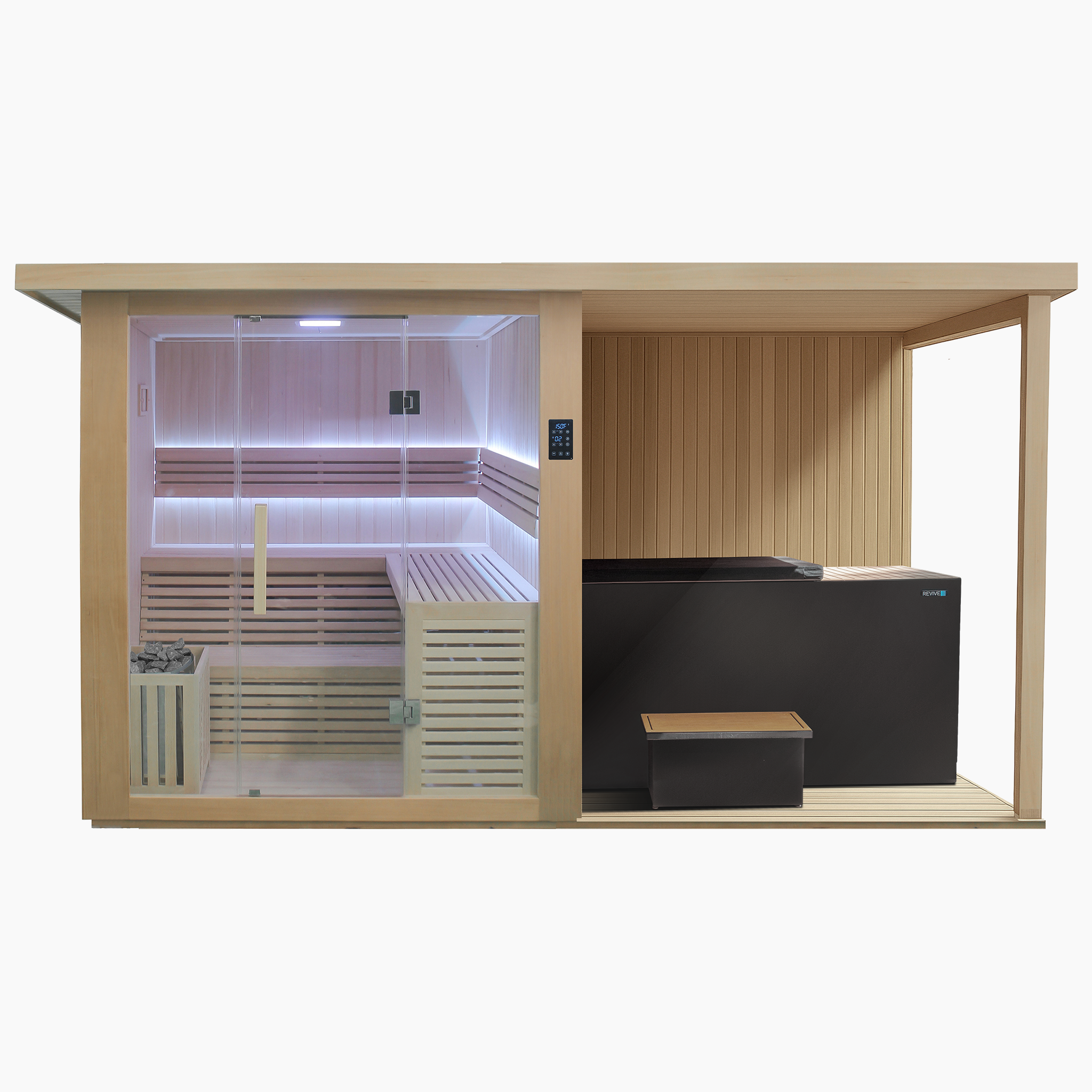 4 Person Extended Sauna & Luxury Plunge
