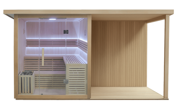 Sauna with Extension Kit & Luxury Plunge
